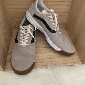 Vans Mens Gray Sneaker Shoes